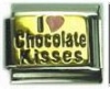 Italian Charms Modul Spr?che - I Heart Chocolate Kisses