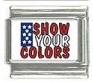Italian Charms Modul - USA  Show your Colors