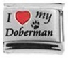Italian Charms Modul Laser - I Love my Doberman