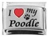 Italian Charms Modul Laser - I Love my Poodle